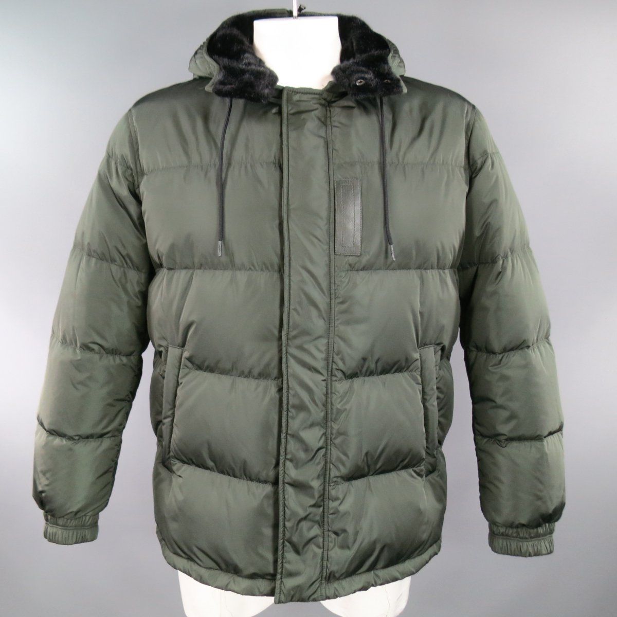 old khaki parka jackets