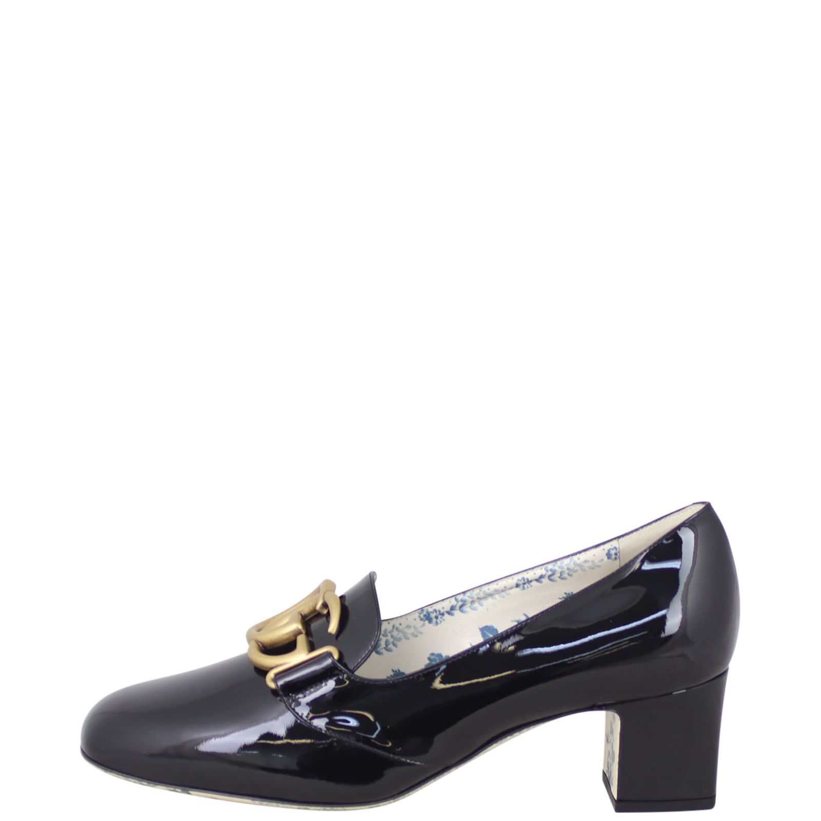 patent mid heel shoes