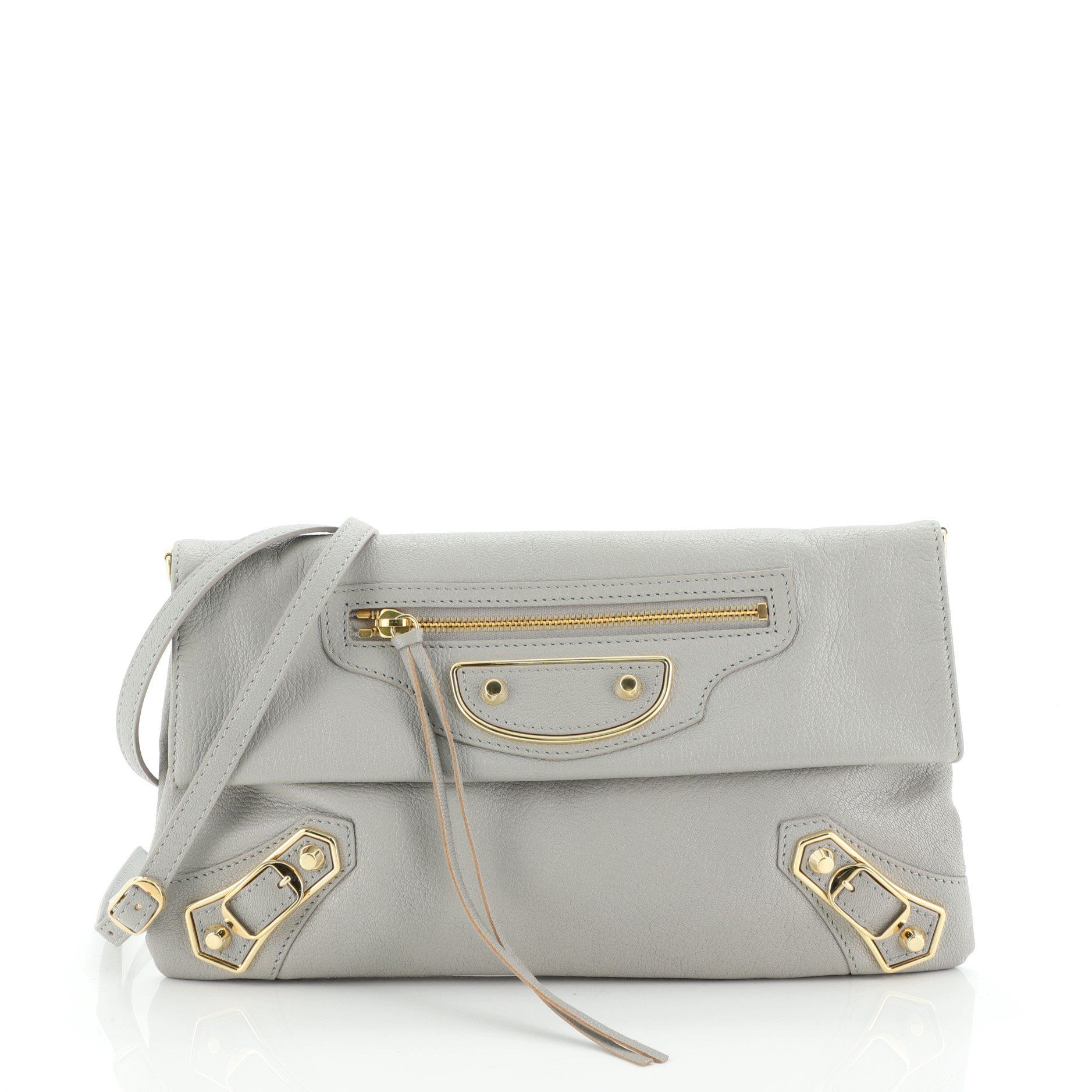 balenciaga clutch with strap