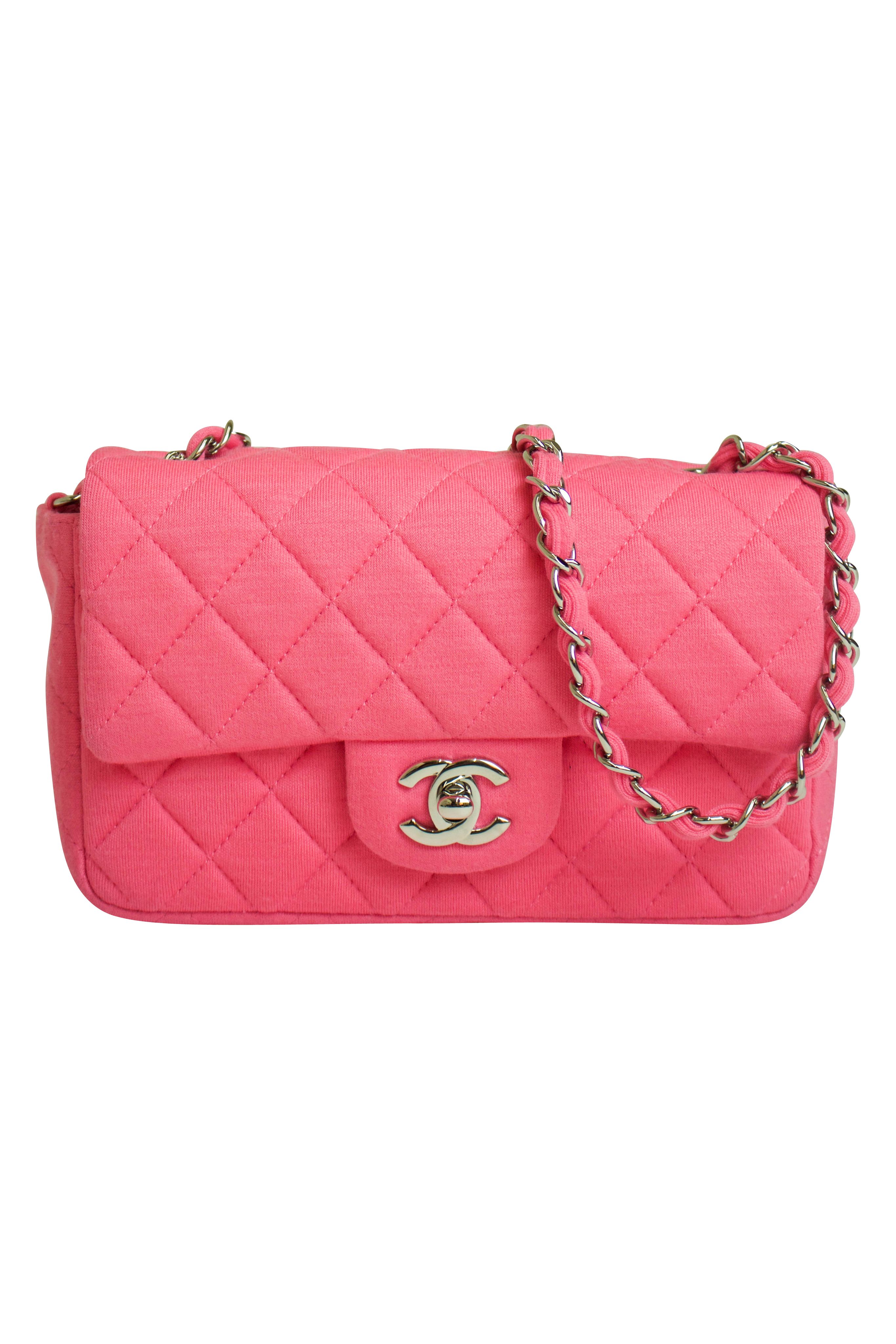 chanel mini flap bag pink