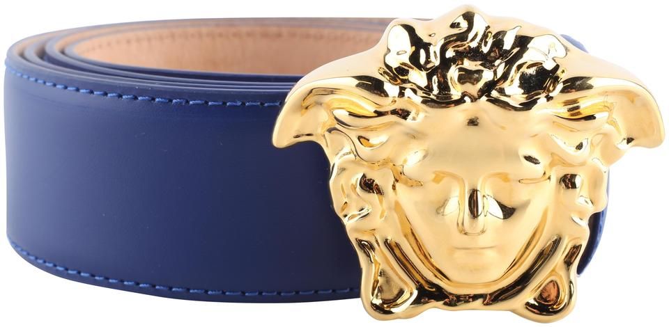 versace belt blue