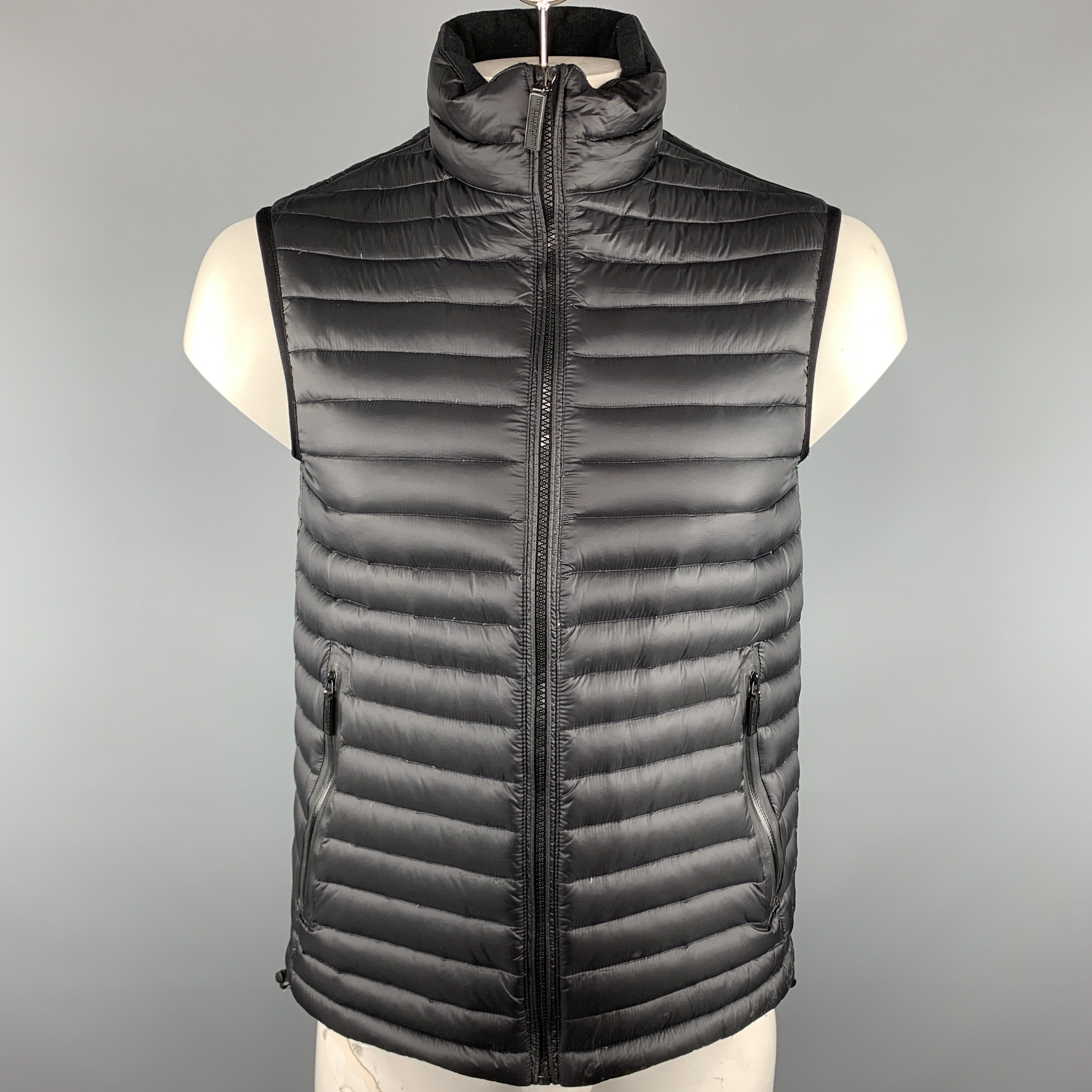 burberry vest black
