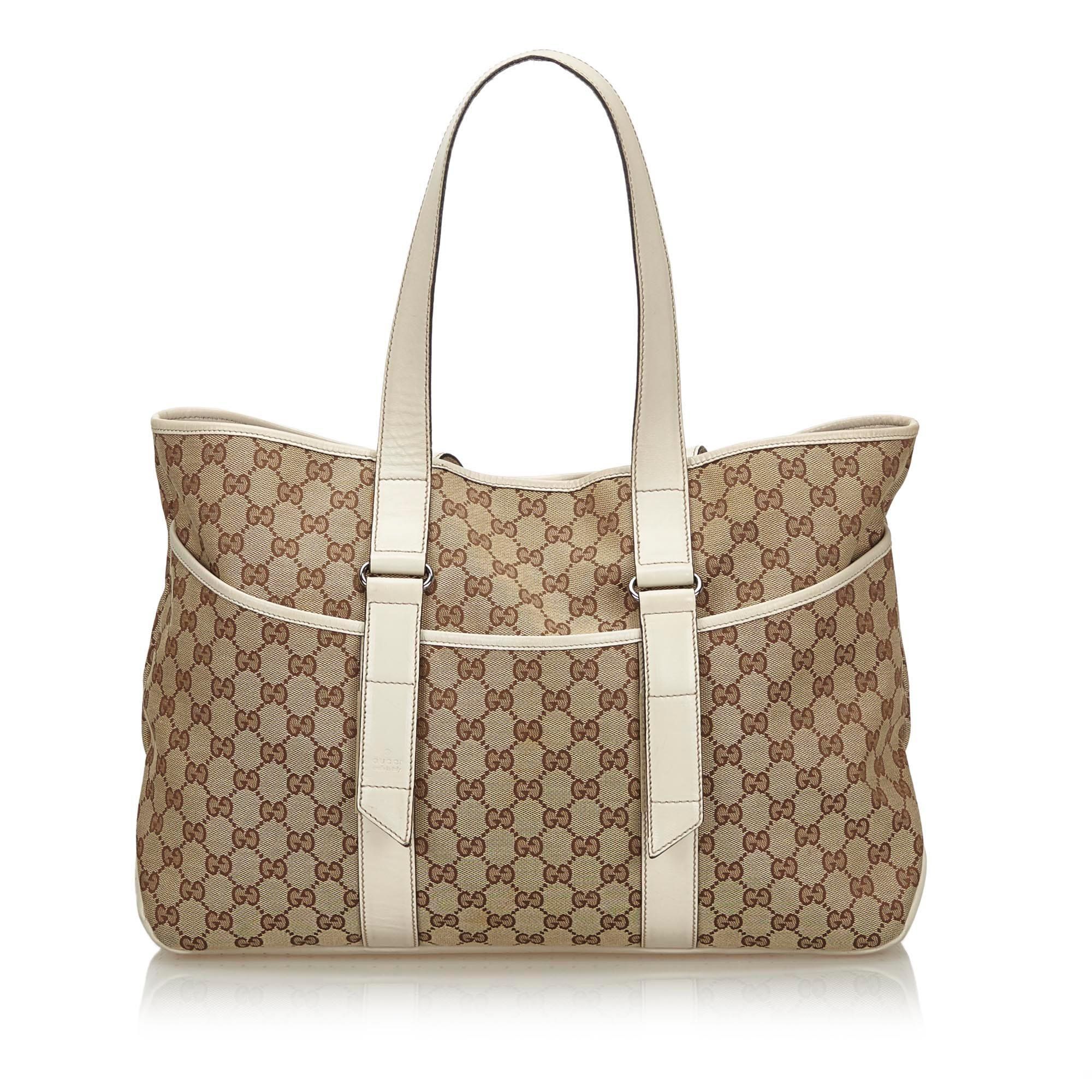 gucci fabric tote
