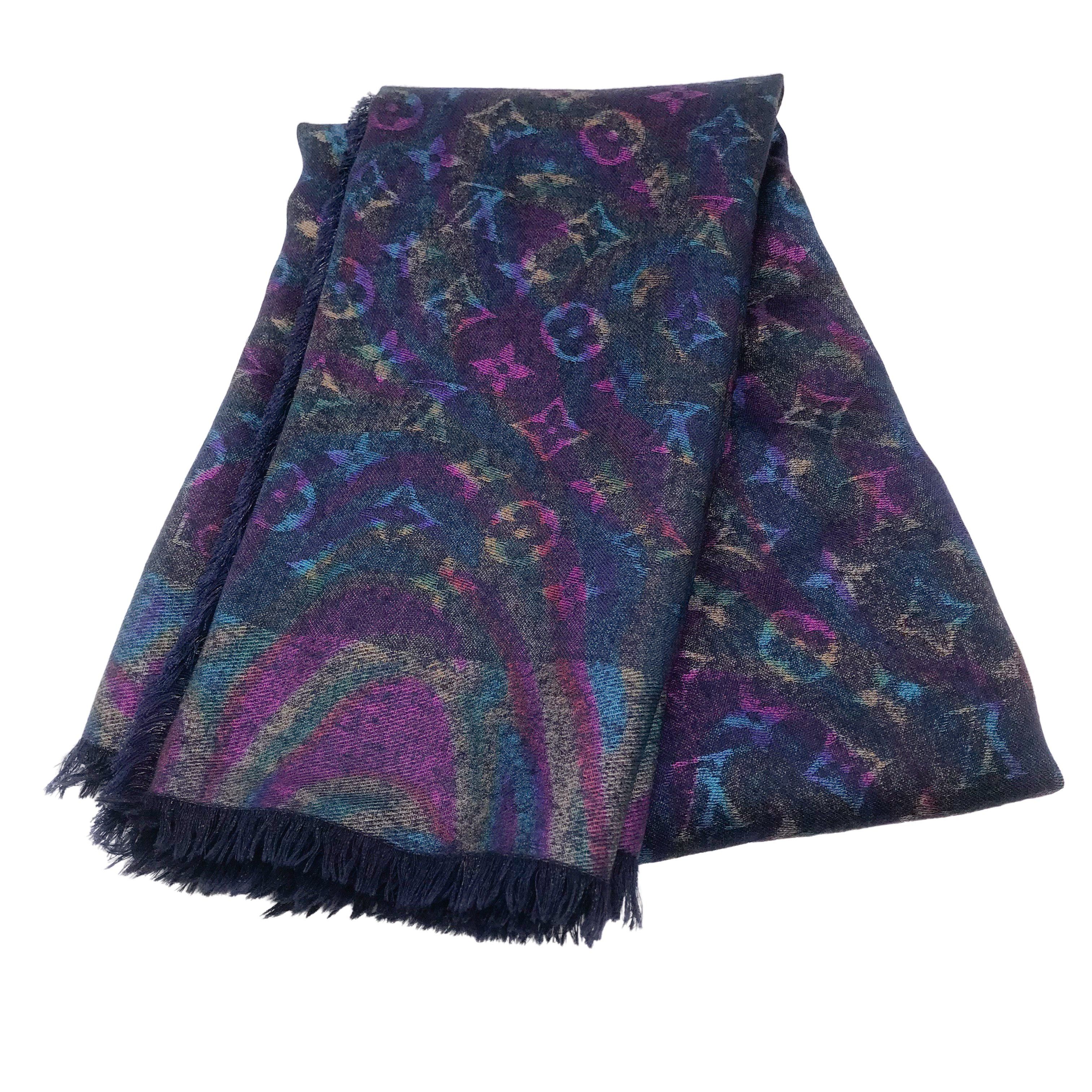 louis vuitton rainbow scarf