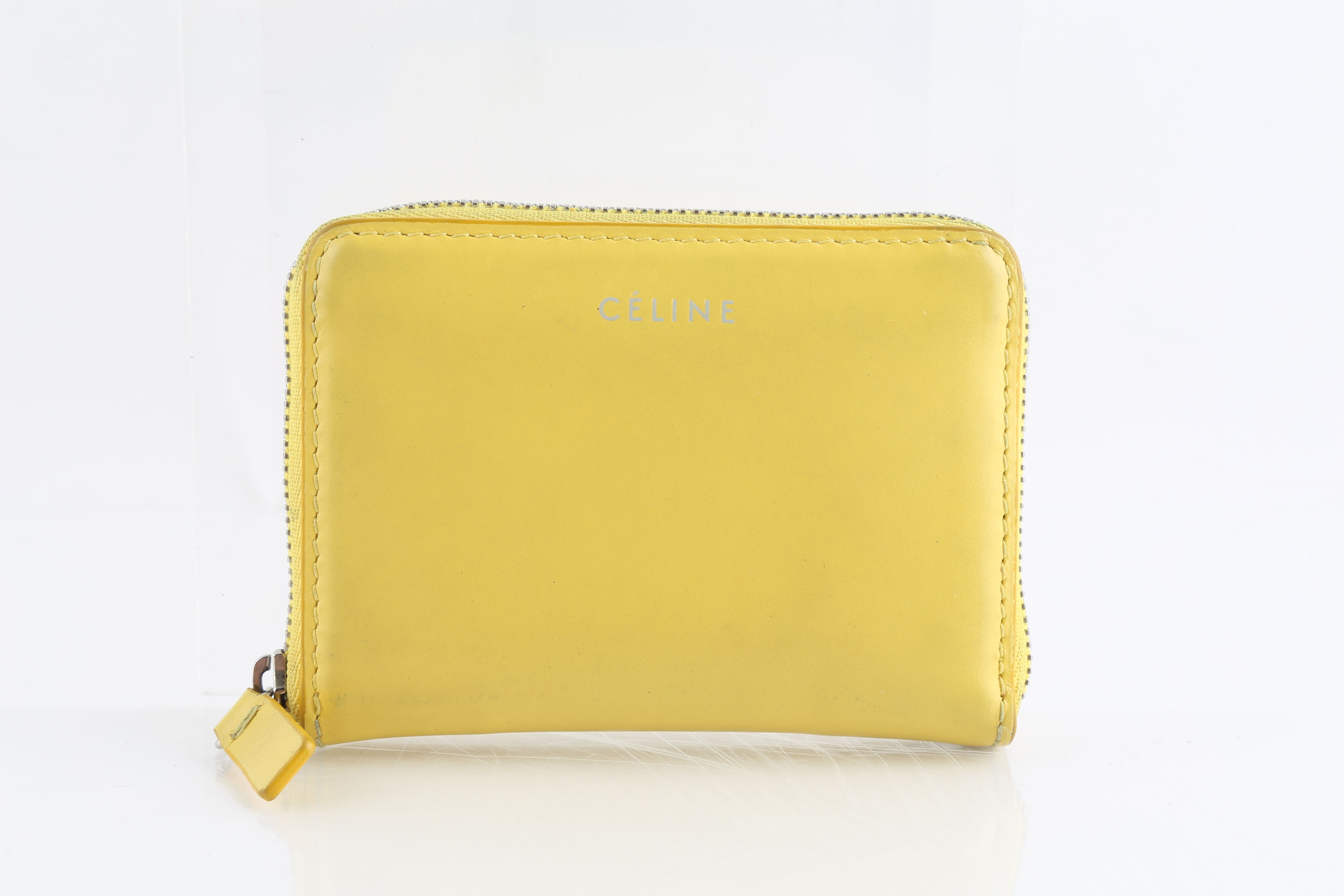 celine compact zipped wallet