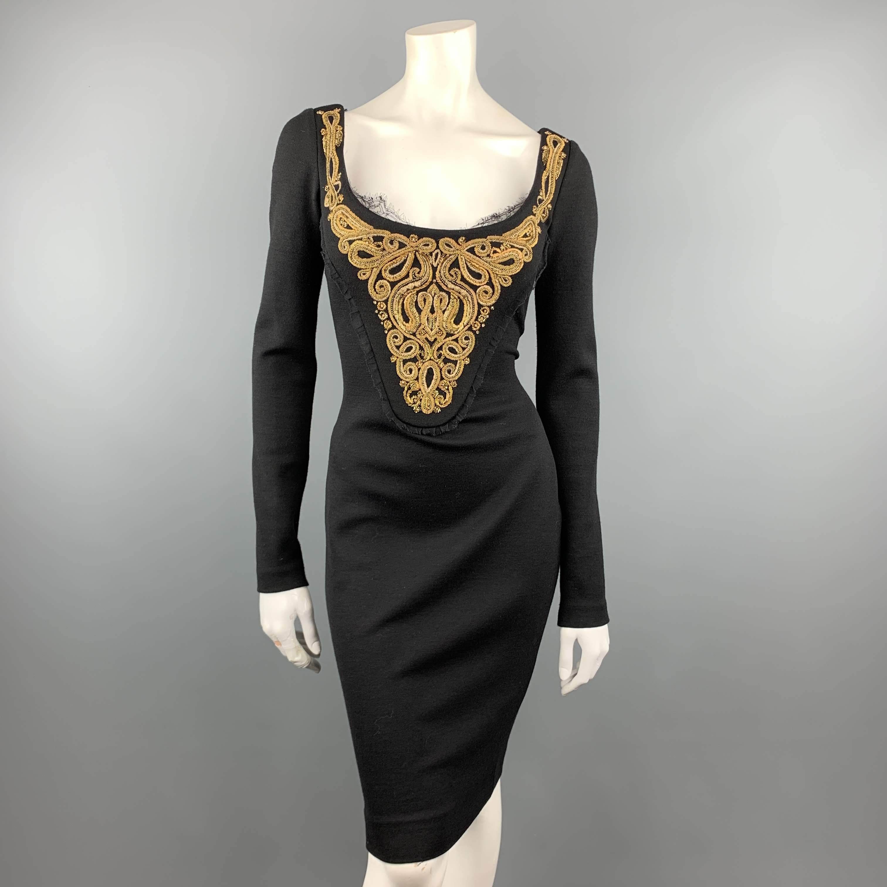 long sleeve corset dress