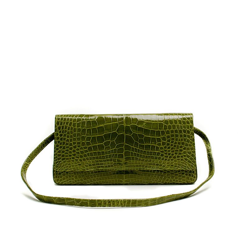 Manolo Blahnik | Green Alligator 