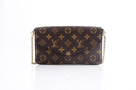 pochette felicie monogram