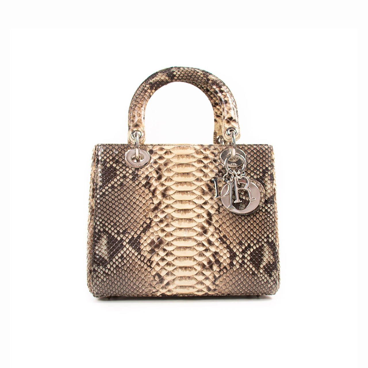 Christian Dior Python Medium Lady Dior Leprix