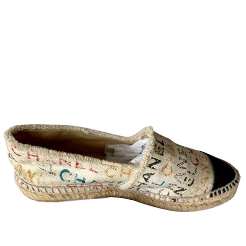 beige espadrilles flats