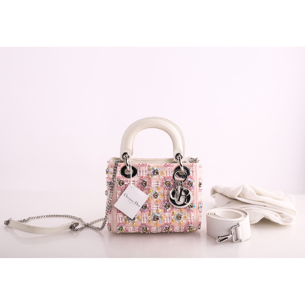 Dior Lady Limited Edition Dior Mini Embellished Crossbody Leprix