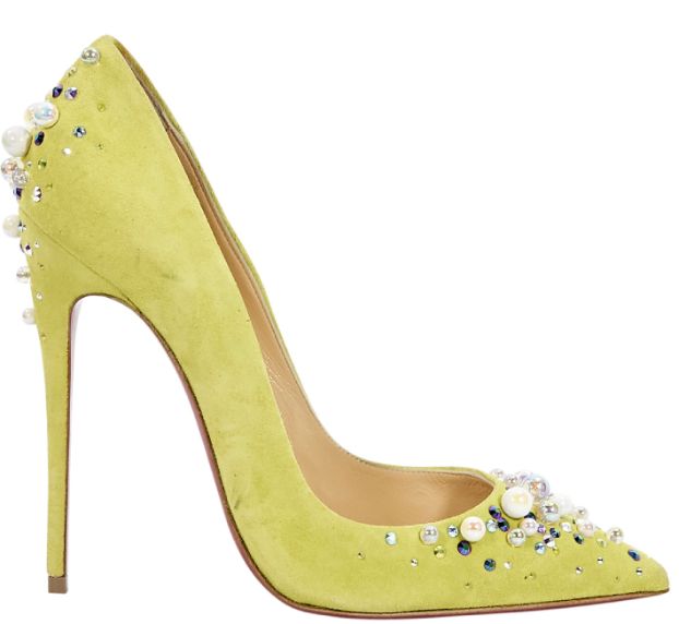 yellow christian louboutin