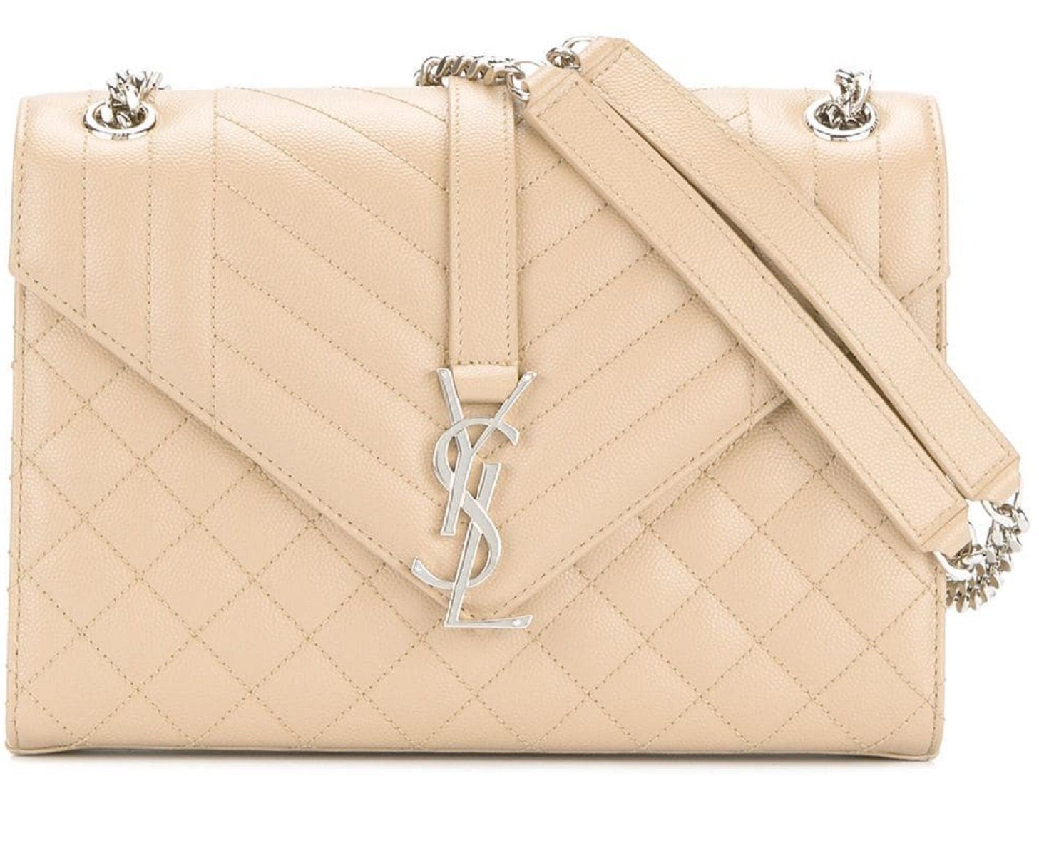 ysl medium envelope bag silver hardware