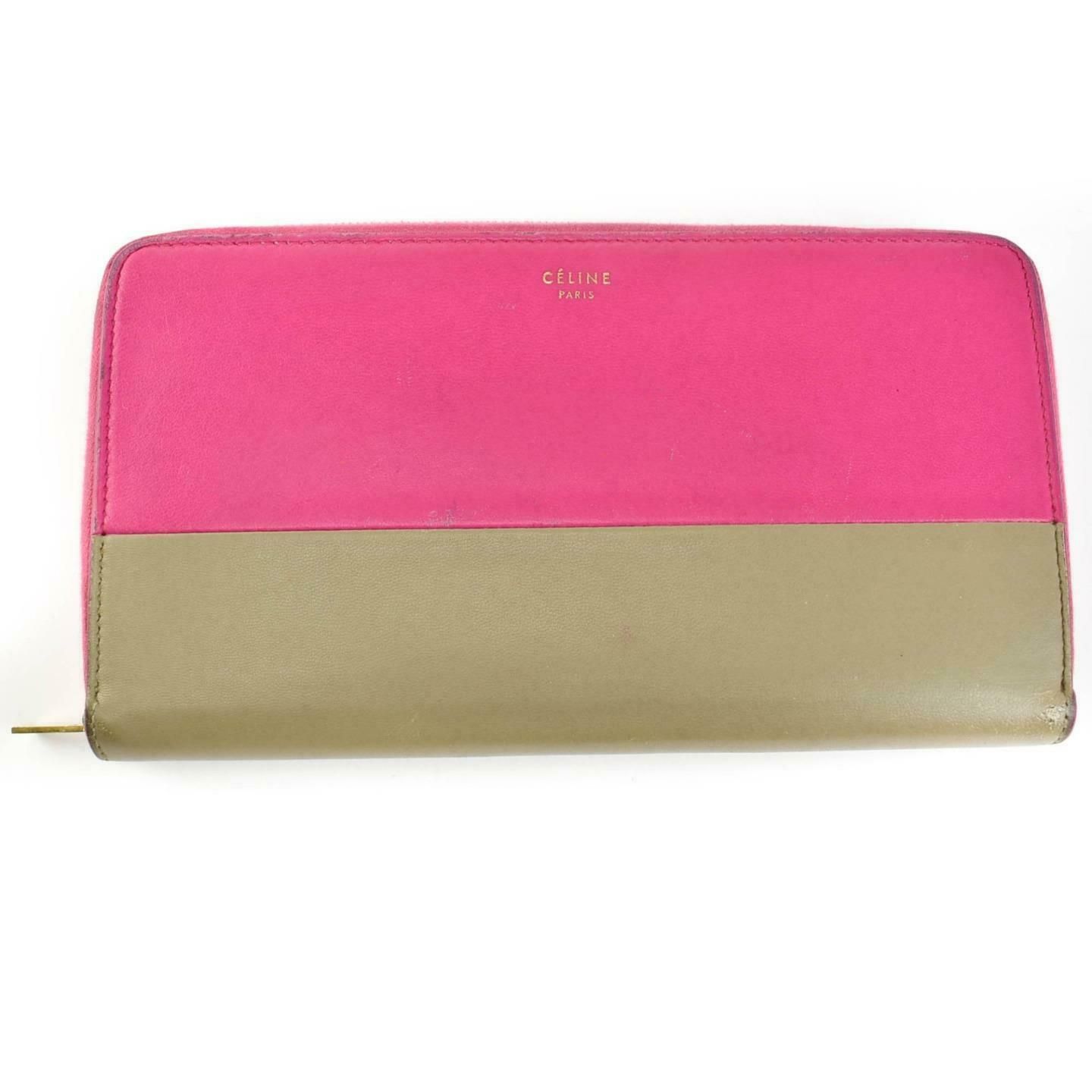 celine wallet pink