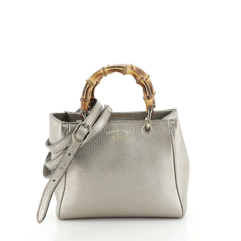 gucci mini bamboo shopper