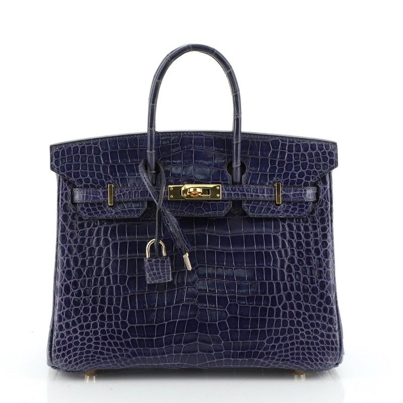 blue crocodile birkin bag