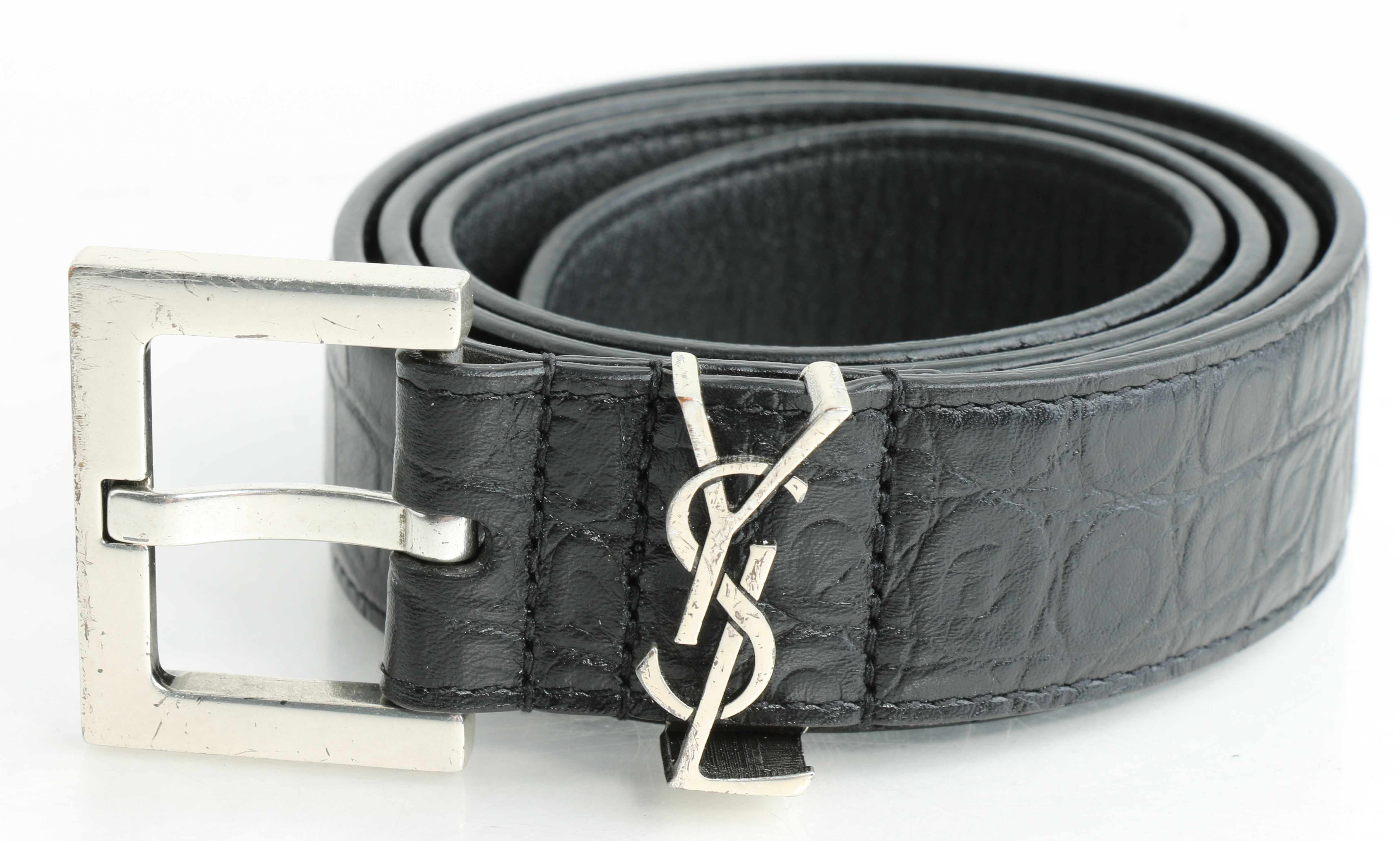 saint laurent monogram belt