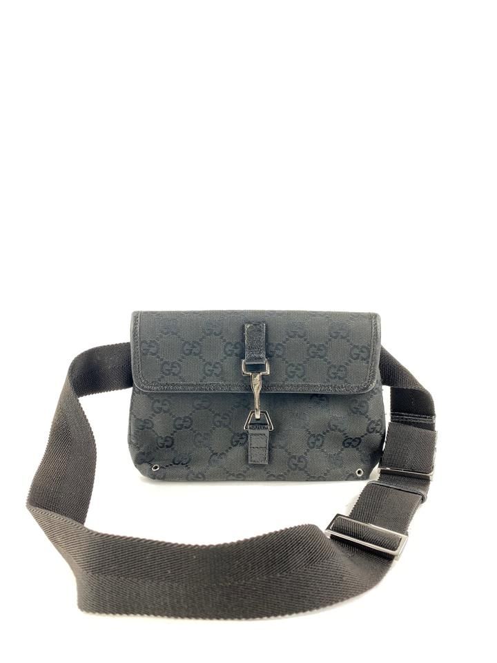 gucci black monogram belt