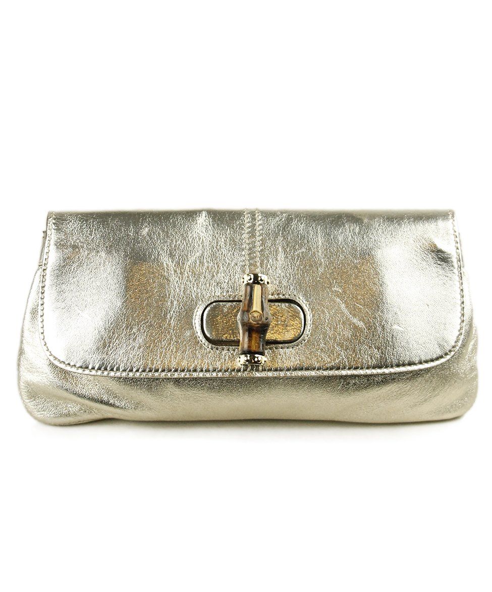 gucci gold clutch