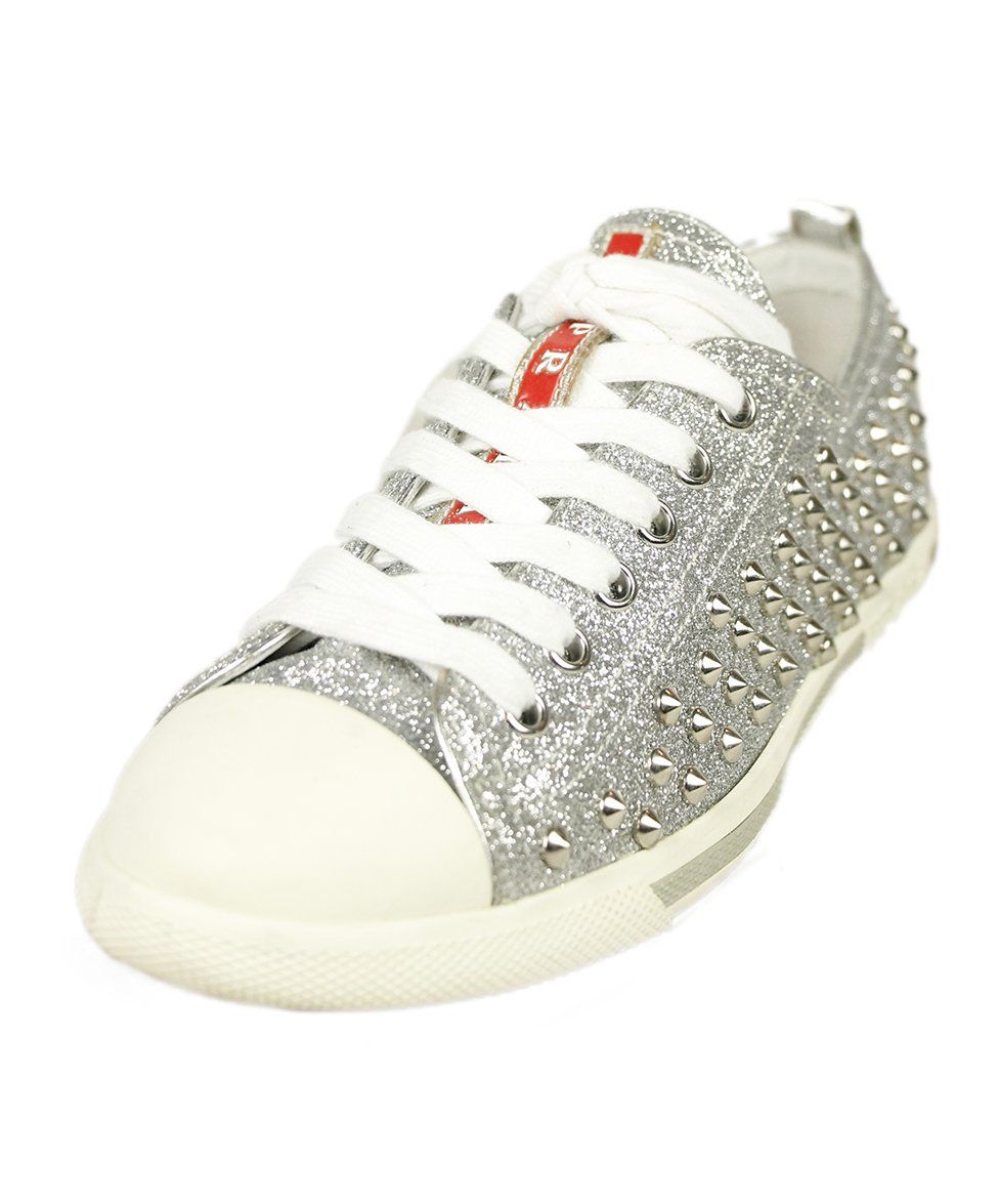 prada glitter sneakers