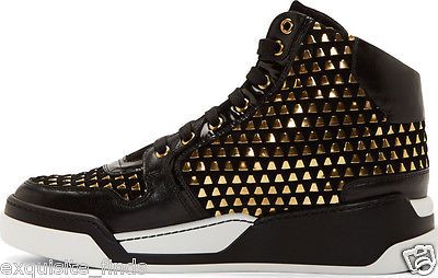 medusa gold trim sneakers