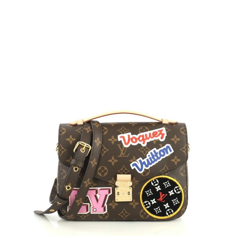 louis vuitton messenger bag with patches