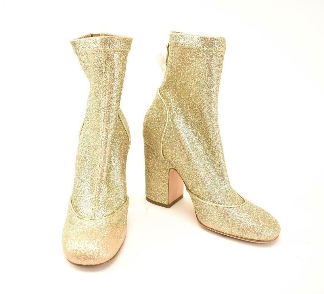 gold short boots