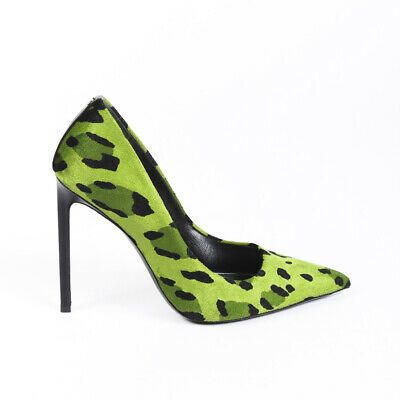 green velvet pumps