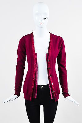raspberry pink cardigan
