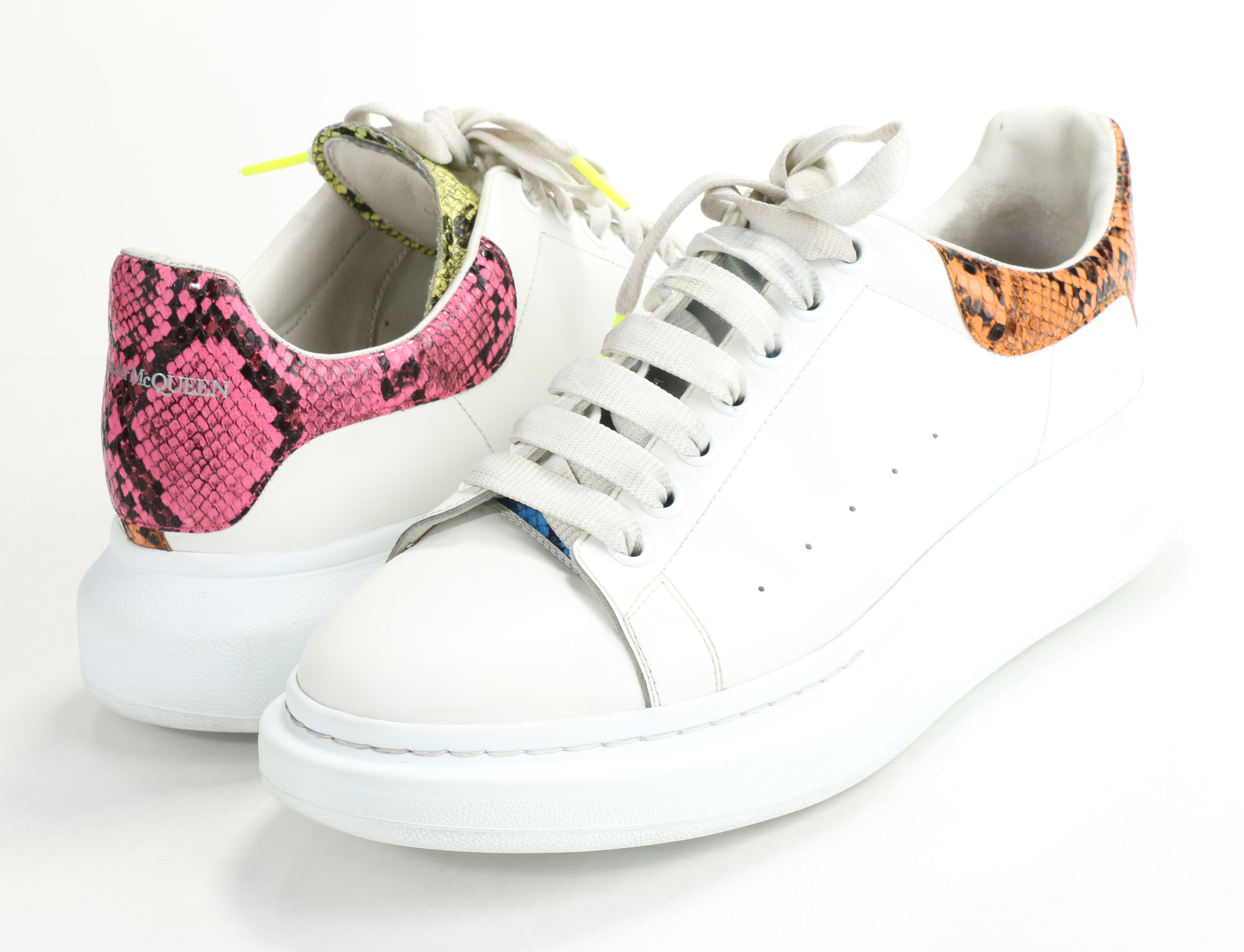 alexander mcqueen snakeskin sneakers