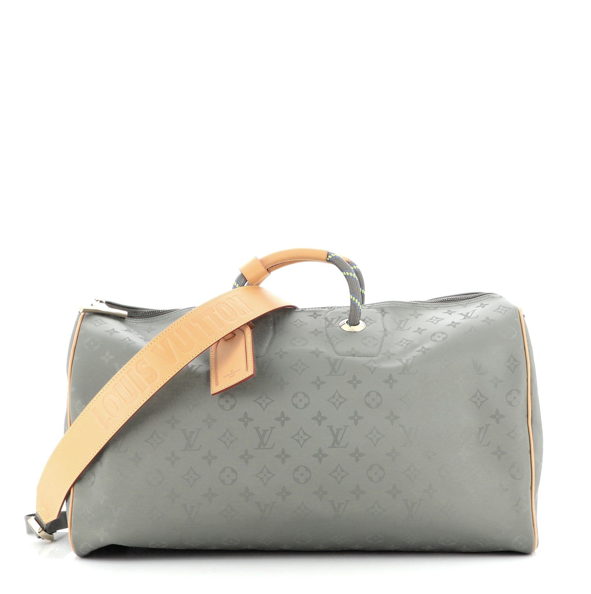louis vuitton titanium keepall