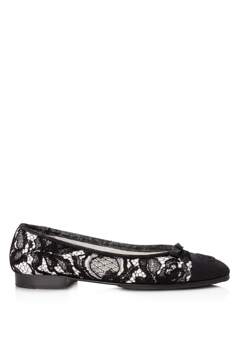 used chanel ballet flats