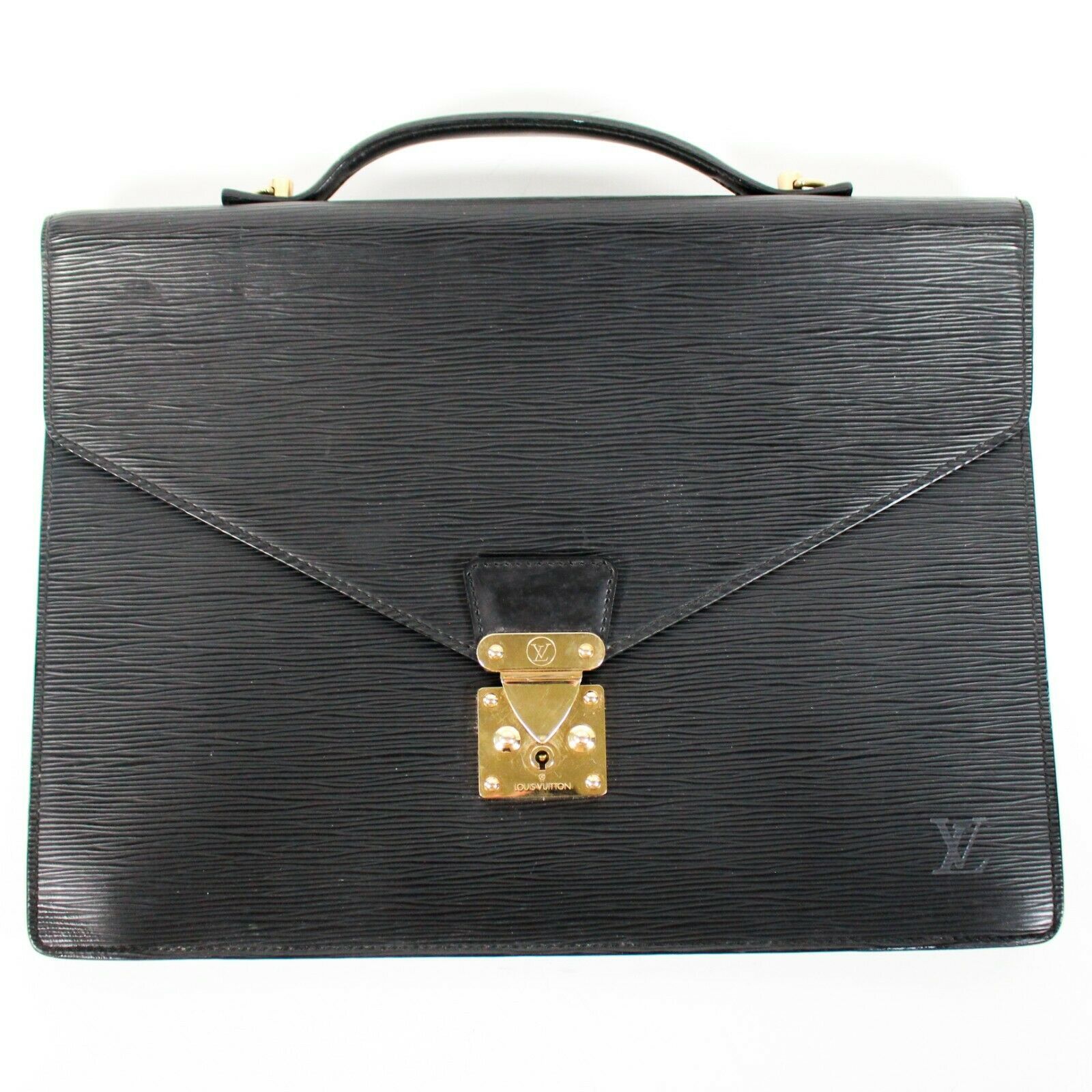 black louis vuitton briefcase