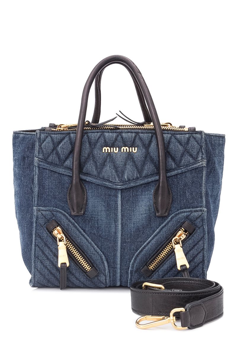 miu miu denim bag