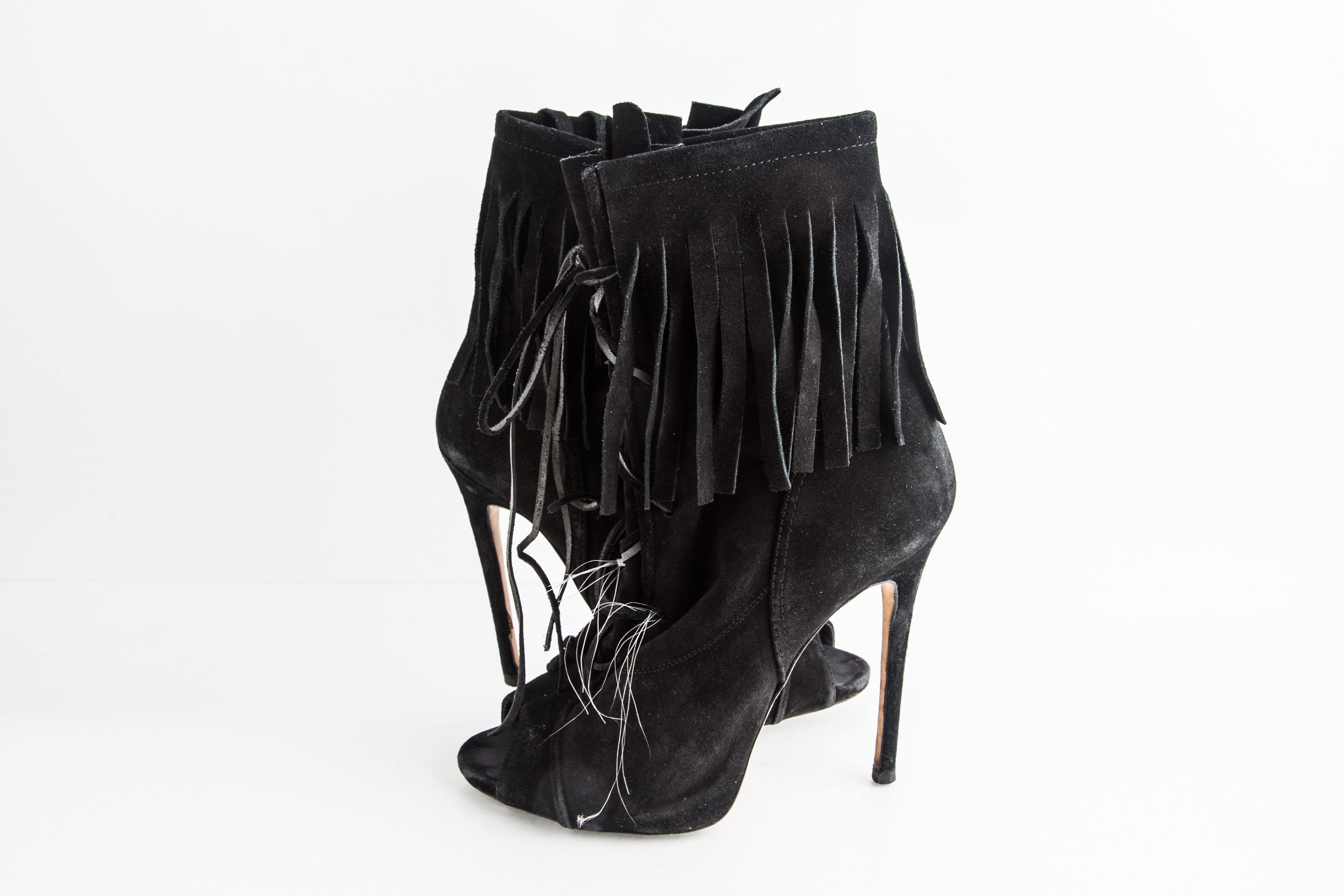 giuseppe zanotti peep toe booties