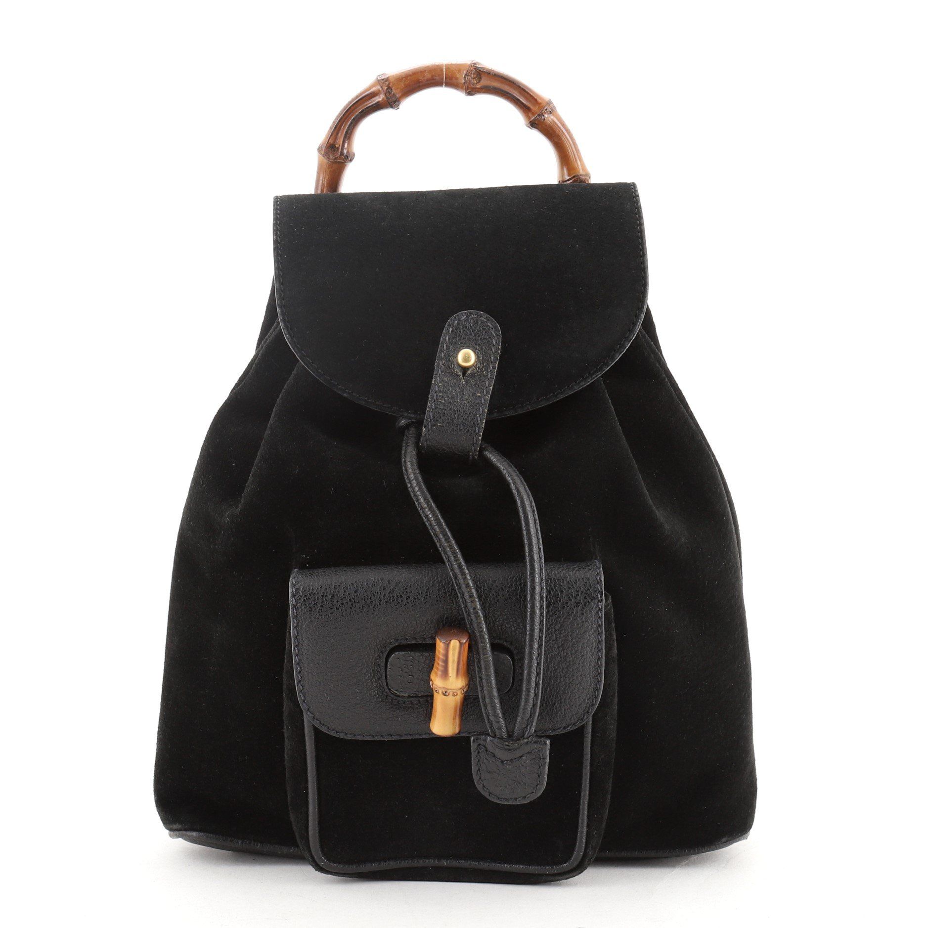 gucci mini bamboo backpack
