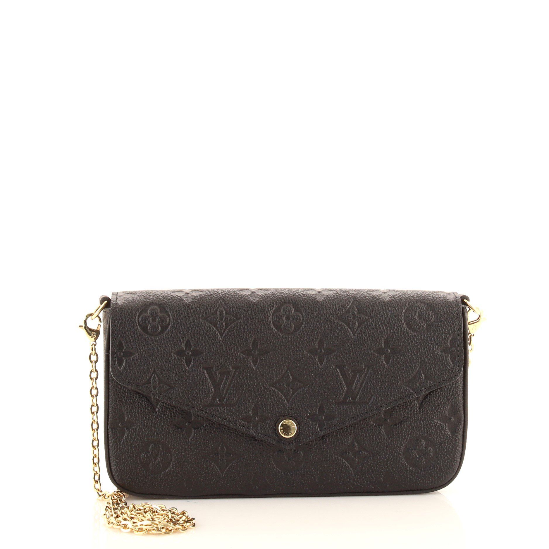 louis vuitton felicie pochette monogram empreinte leather