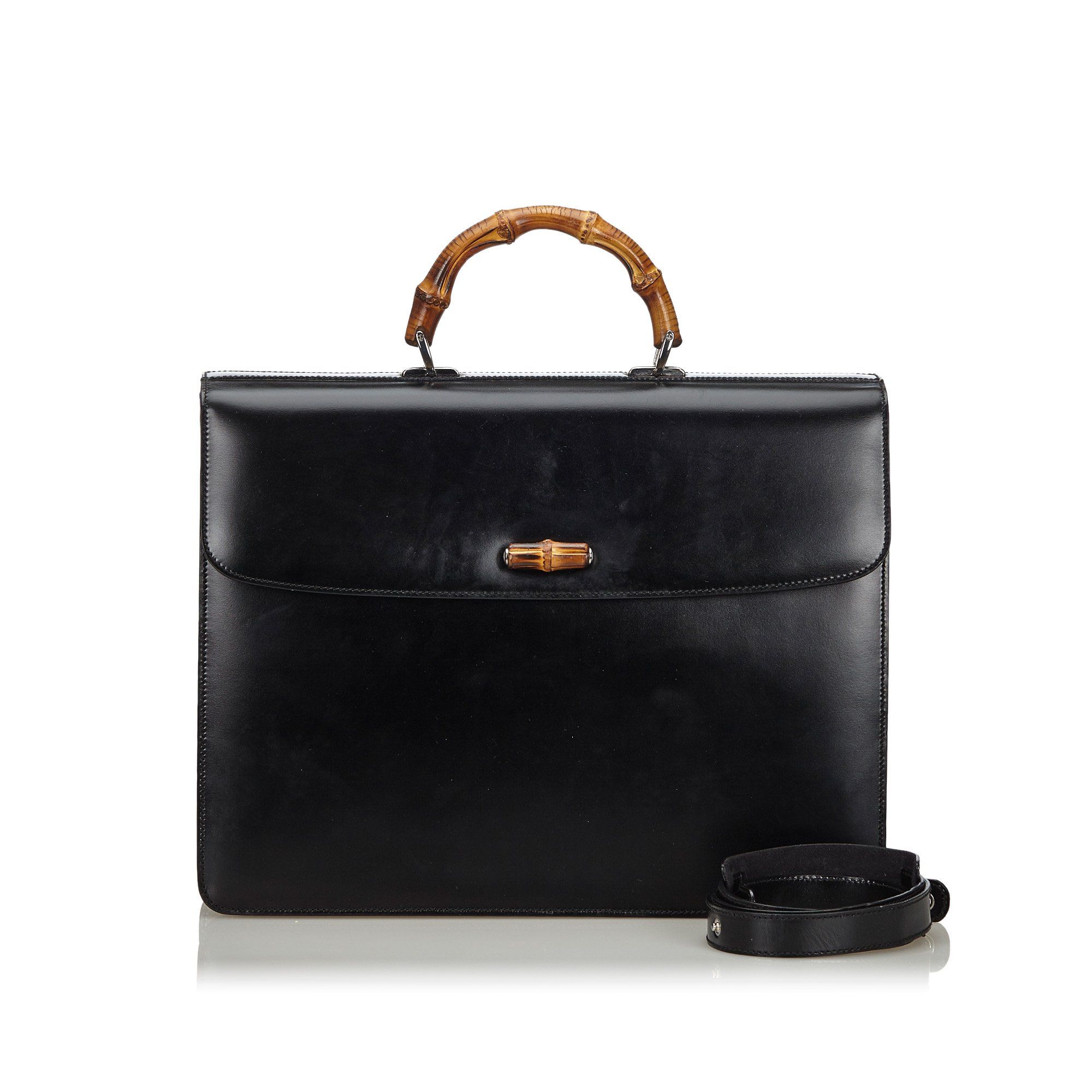 gucci briefcase black