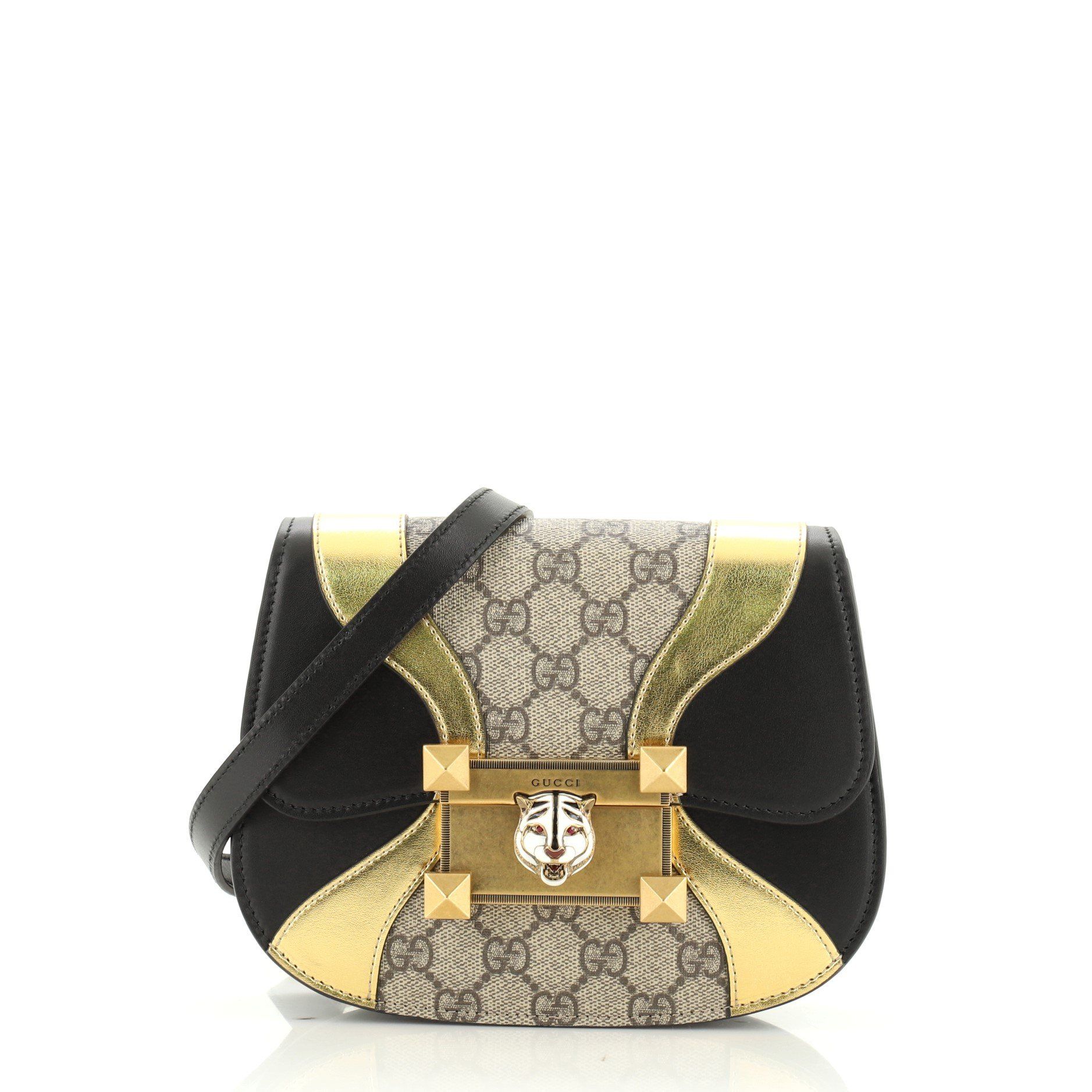 Osiride Shoulder Bag Gg Coated Canvas And Leather Small | LePrix