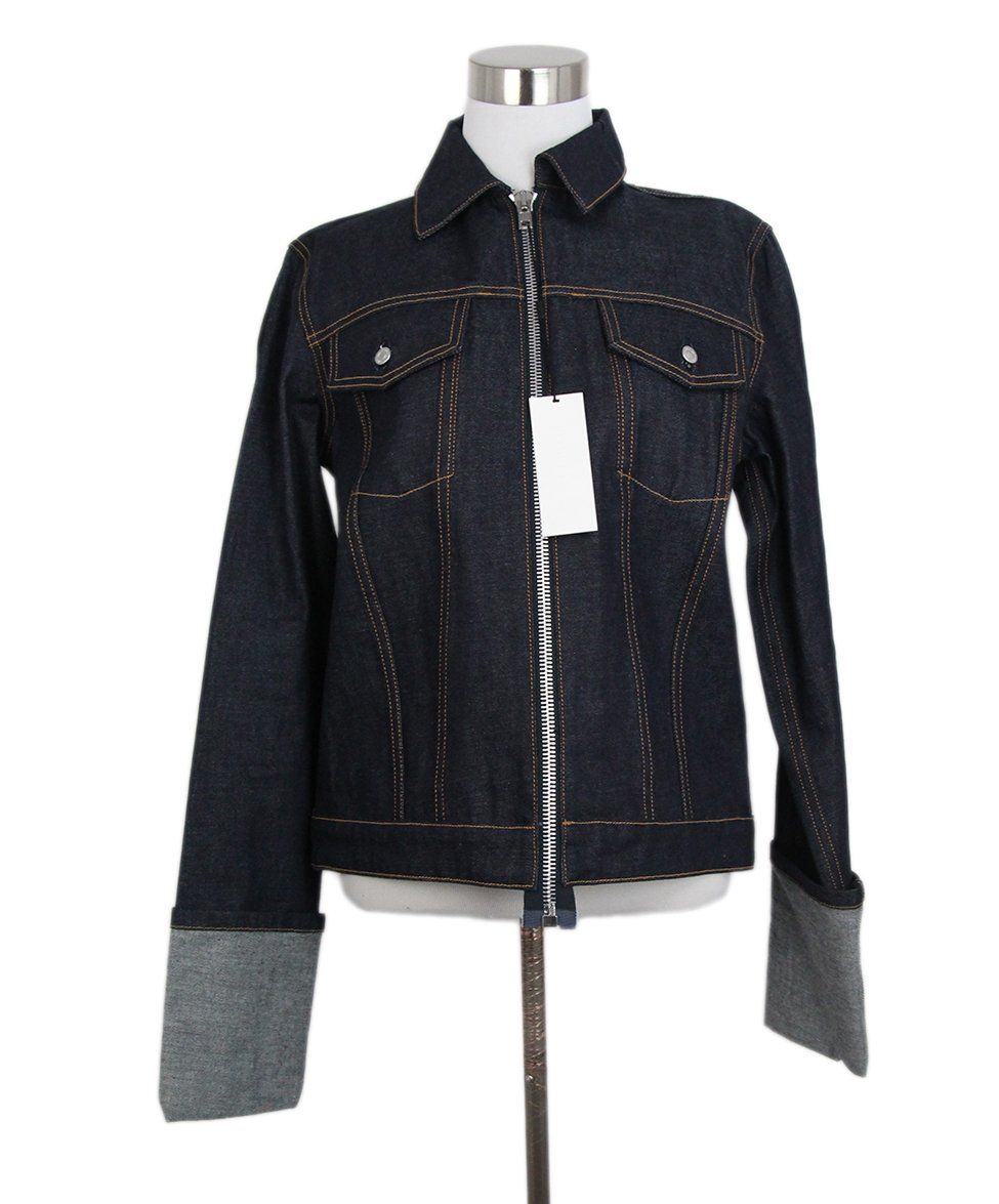 helmut lang zip denim jacket