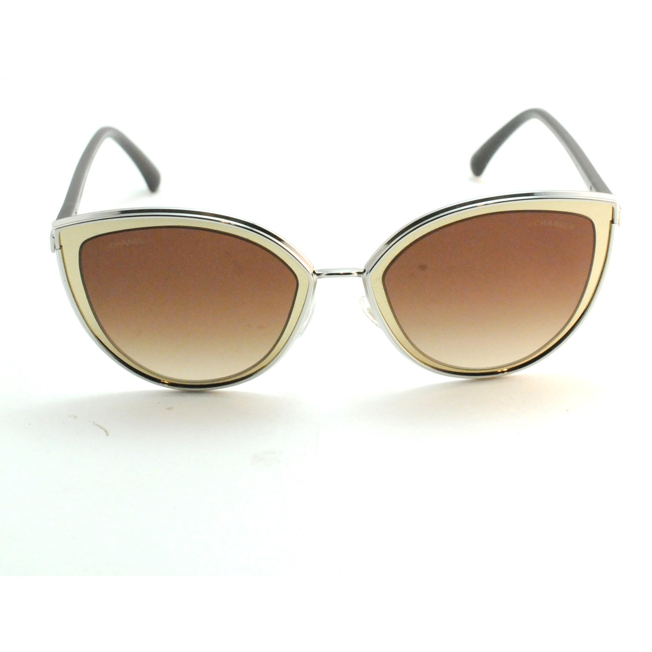 Chanel Sunglasses 4222 Mirror Trim Cat Eye 54mm Leprix