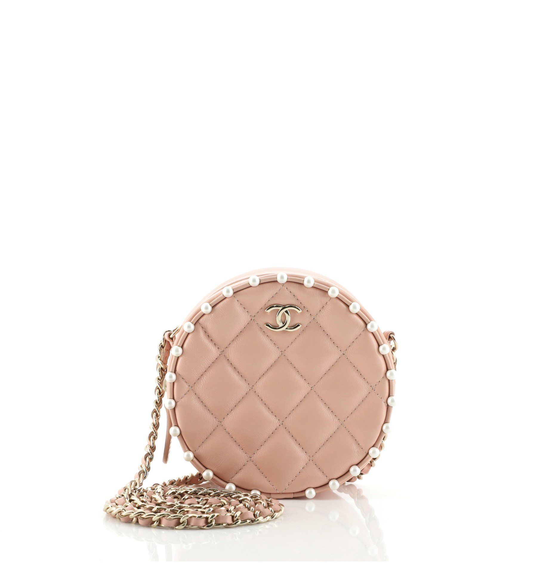 chanel pearl clutch