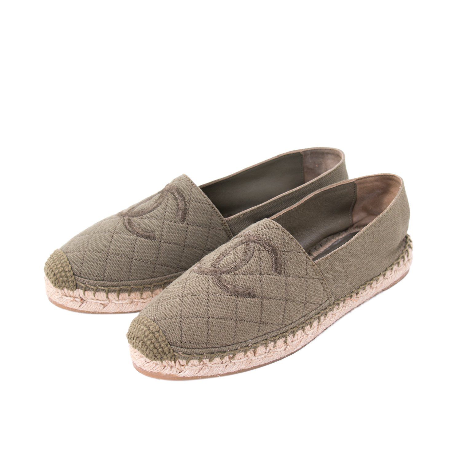 chanel cc espadrilles