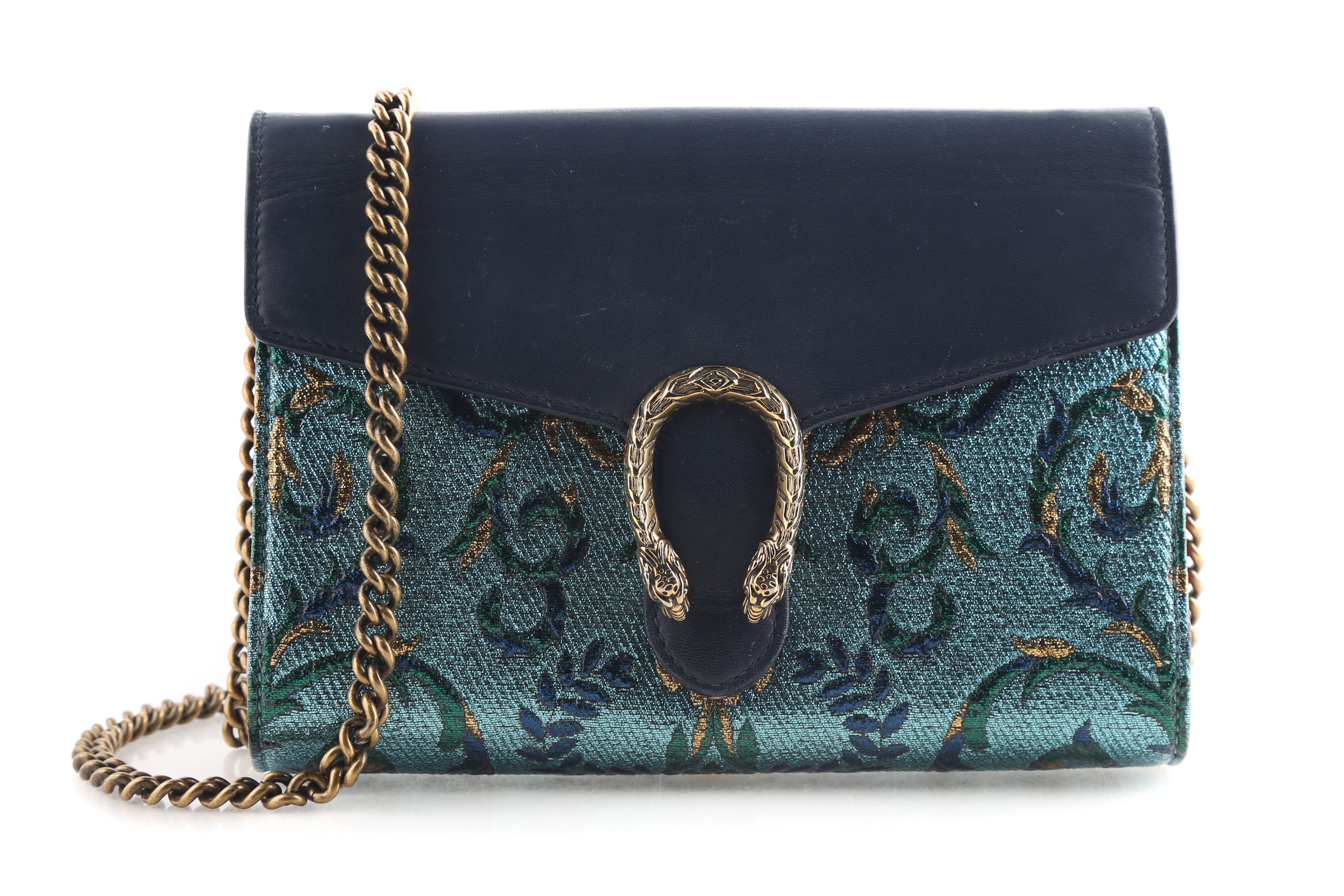 gucci mini chain wallet