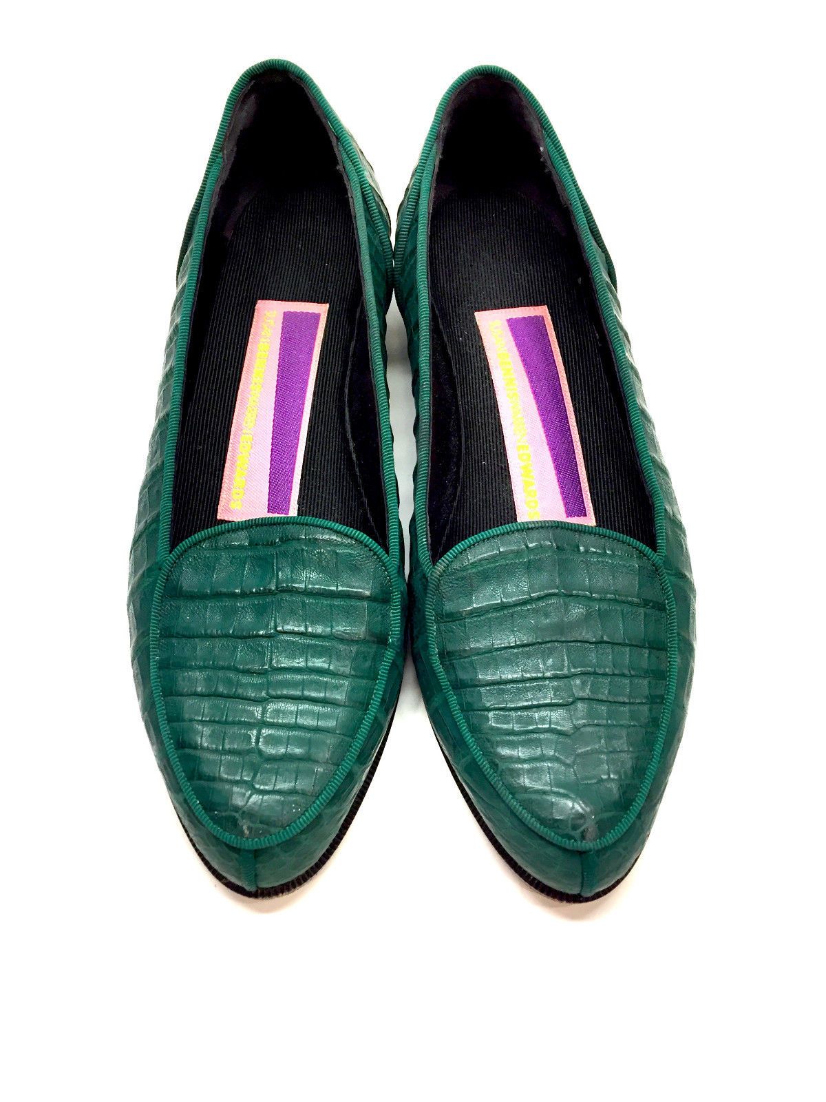 emerald green loafers