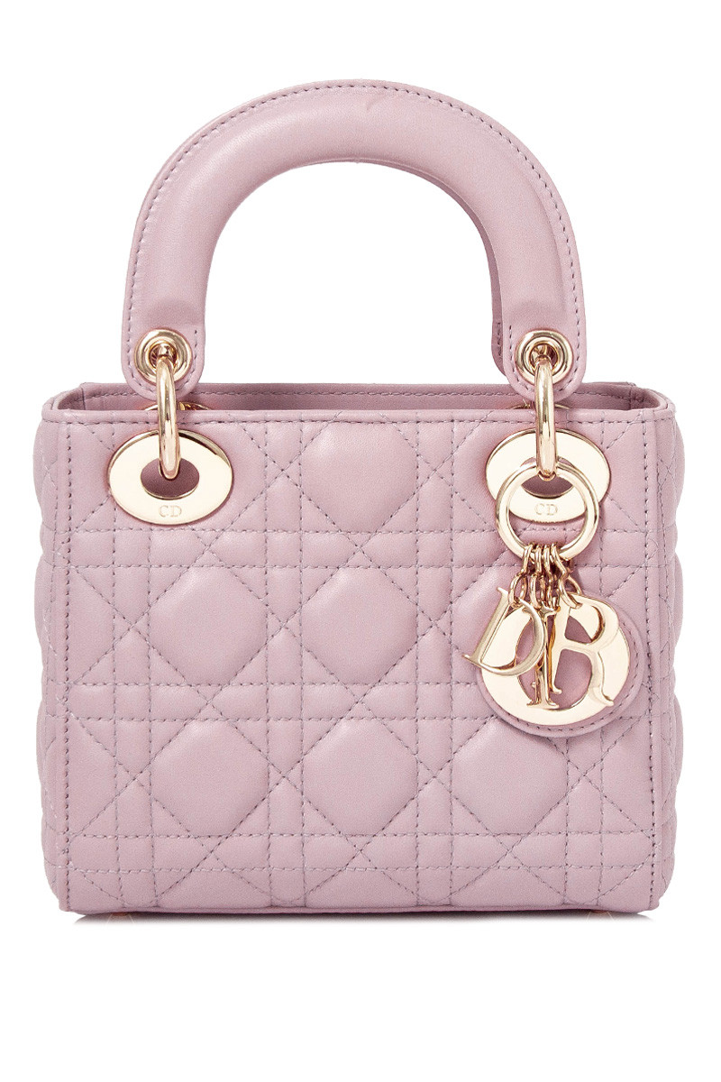 Pre Owned Christian Dior Mini Lady Dior Leprix