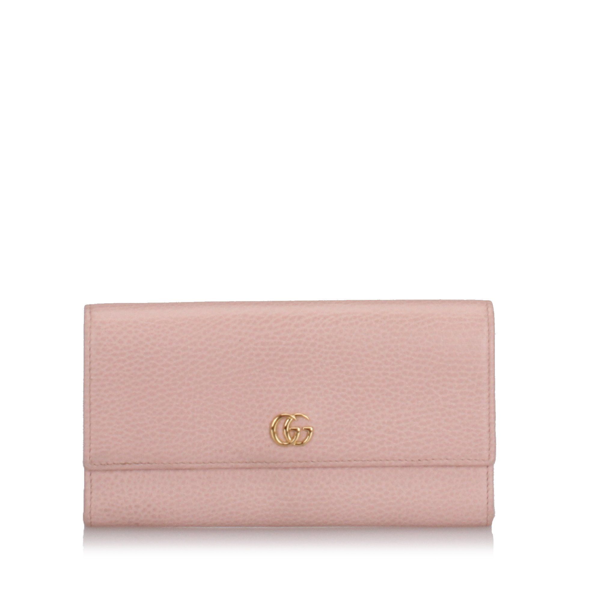 petite marmont leather continental wallet
