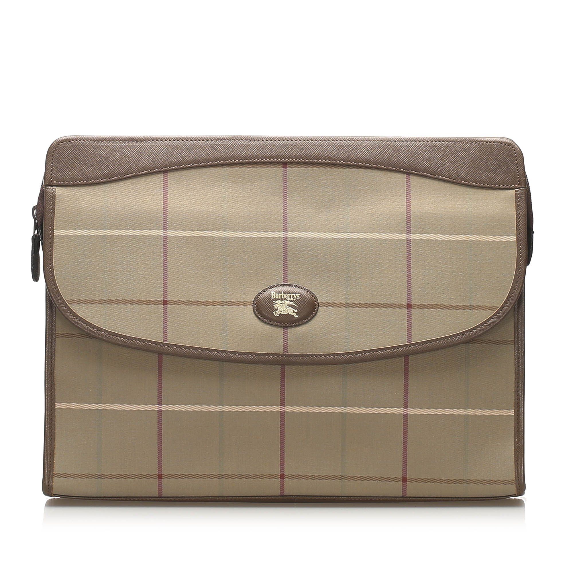 vintage burberry clutch bag