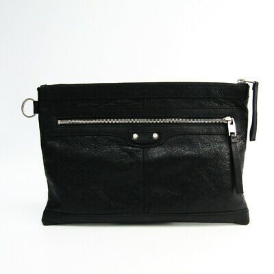 balenciaga clip clutch