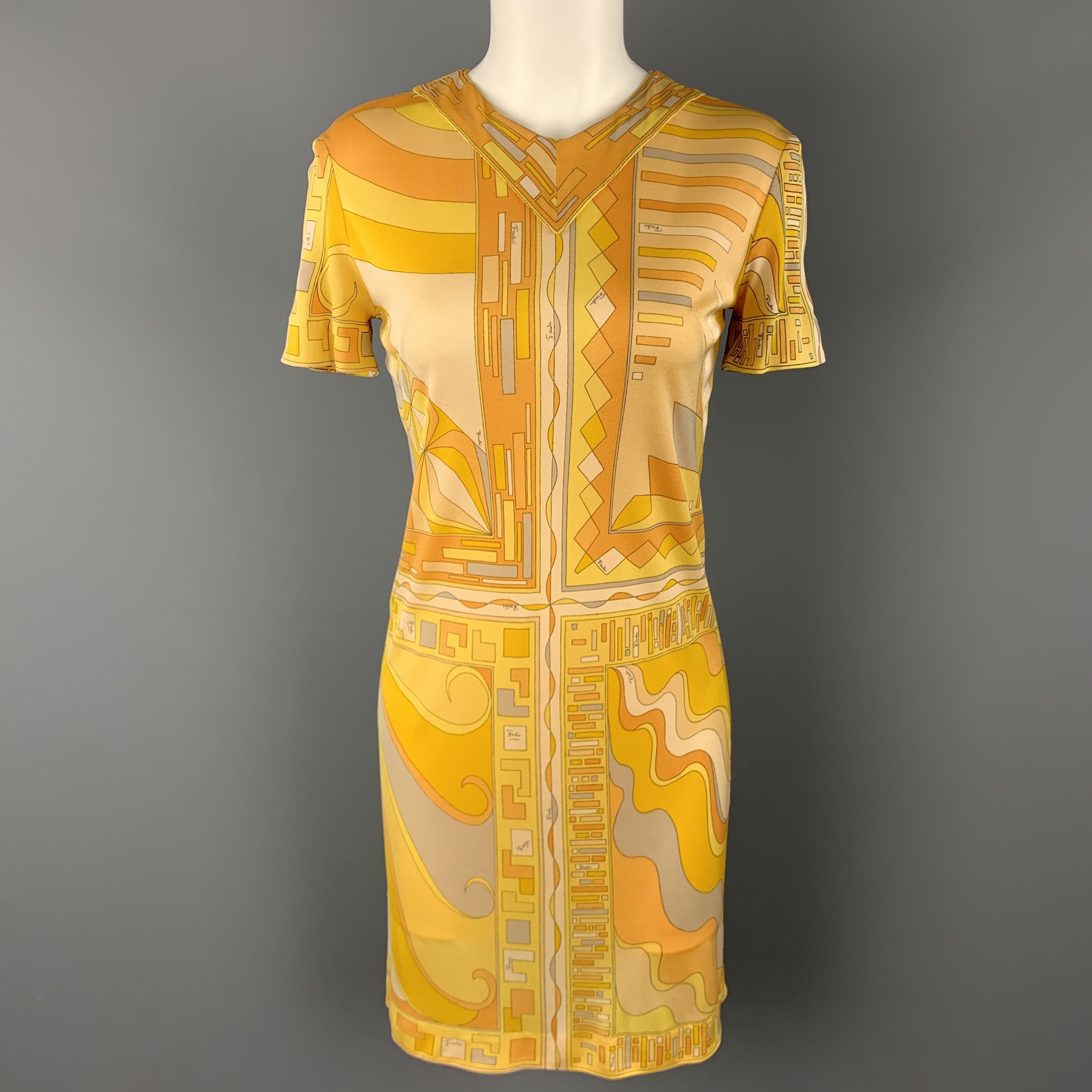 pucci yellow dress